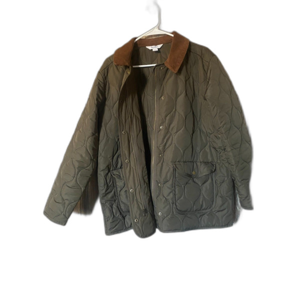 Old Navy Men's Patterned Puffer Coat Large - Picture 2 of 6